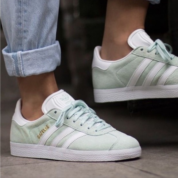 adidas Shoes Adidas Gazelle Mint Green Sneakers Poshmark